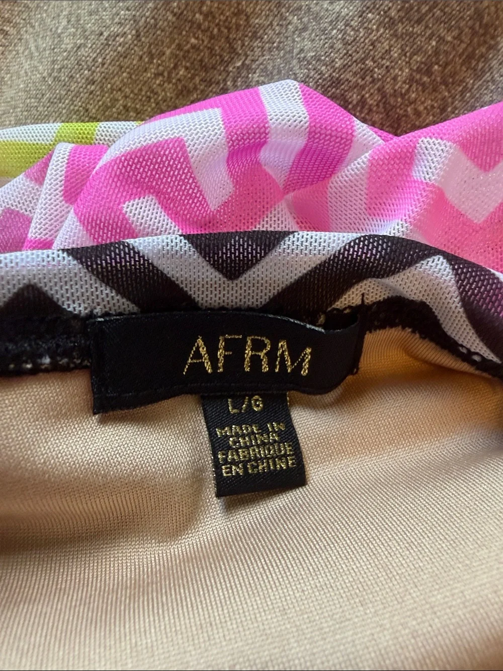 AFRM x REVOLVE Cannes Dress in Multi Geo - Picture 6 of 6
